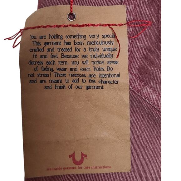 True Religion Skinny Corduroy Mid Rise Distressed Pants Women's 31 - Picture 11 of 11